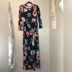 Floral maxi dress